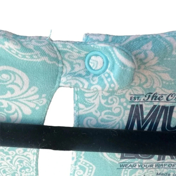 NWT MUK LUKS French Terry Weekend Story Cloud Knit Jumpsuit  Size Large - Picture 3 of 12